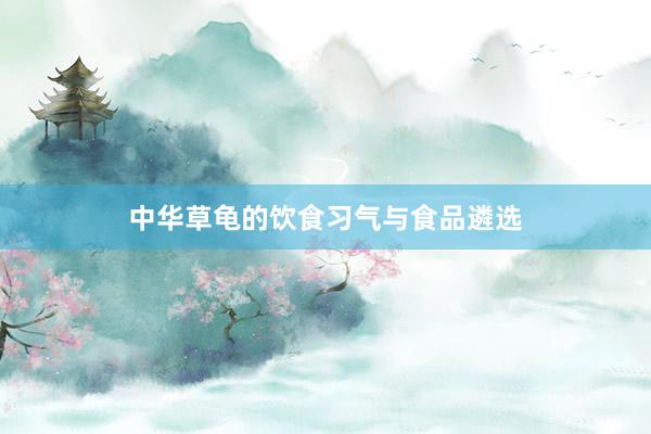 中华草龟的饮食习气与食品遴选
